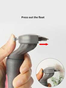 Pet Deshedding Brush, Cat Dog Fur Remover Grooming Tool - Pink - View 2