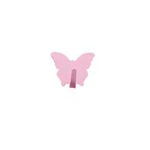 Pink Butterfly Wall Hooks, No Drilling Needed, Ideal For Girls' Room Decor, Minimalist Style. Perfect For Hanging Keychains, Coats, Towels, Hats, Jewelry, Umbrellas, Etc. Suitable For Living Room, Bedroom, Office. Great Gift For Birthday, Graduation. - Pink - View 12