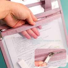 13 Layer Portable Expanding File Folder Expandable Accordion File Organizer With Zipper Closure Handle For Organizing Document Paper And Letter Waterproof - Single Piece - View 8