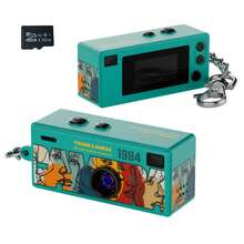 Máy quay phim mini móc khóa 1080P - Màn hình HD 0.96", thiết kế SLR cổ điển 8MP, góc rộng 160°, dây đeo chống thất lạc, máy quay DV cầm tay có thể sạc lại, phù hợp cho người lớn/thanh thiếu niên/du lịch ngoài trời - Xem 22