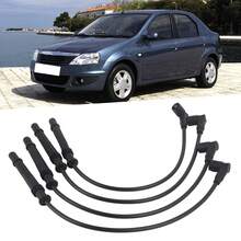 4Pcs Ignition Cable Set 8200486877 8200713680 Replacement for Dacia Logan MCV II 2013/02‑2019/12 - Número de pieza: 8200486877, 8200713680, 7140421003 - Ver 4