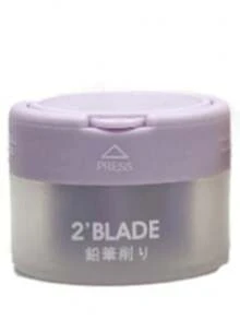 儿童粗细杆文具，双孔塑料削笔器带盖 - A - 查看 7