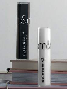 Rom&nd Romand BLUR FUDGE TINT 17 蜜桃色唇釉，哑光唇彩，质地轻盈，奶油配方，易于涂抹，持久显色，不拔干，丝绒哑光妆效，易于晕染，韩国美妆护肤礼品 - 17 PEACH DOWN - 查看 12