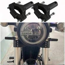 Motorcycle Front Suspension Reinforcement Extension Bracket, Compatible With Front Bumper For Auxiliary Light Installation, Built-In Multi-Function Pipe Fixing Position, Neat Wiring, Sturdy And Durable For Motorcycle Enthusiasts Upgrade And Modification - Motorcycle Shock Absorber Bracket - View 9