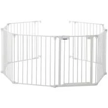 Baby Protection Gate - 8 Pieces - White - View 6