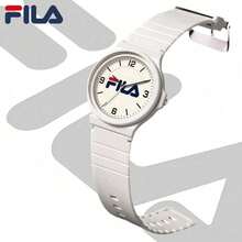 FILA 38-6695 极简硅胶石英表 35毫米小表盘 30米防水 男女通用学生腕表 - 均碼 - 查看 1