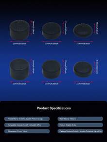 6-In-1 Silicone Joystick Caps For Nintendo Switch 2 Controller, Anti-Slip, Anti-Scratch, Sweat-Proof, Enhancing Operation Feel And Experience - View 8
