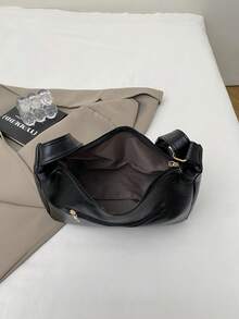 Vintage Large Capacity Crossbody Bag, New Arrival High-End Commuting Shoulder Tote Bag For Women - Black - View 4