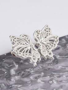 1 件/2 件空心蝴蝶腰带扣，耐用时尚的可拆卸夹子，适合牛仔裤、裙子、裤子。女士款，配有仿珍珠胸针，可用于收紧腰带或作为服装配饰 - 彩色 - 查看 11