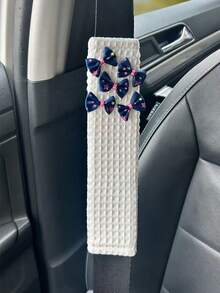 1pc Butterfly Seat Belt Shoulder Pad, Soft & Comfortable Car Safety Belt Cover - Shoulder Pads - View 12