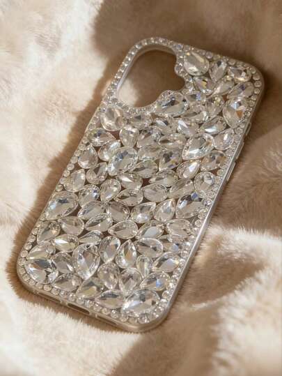 Funda de teléfono de lujo con borla de diamante compatible con iPhone 16, 16 Pro Max, 16 Pro