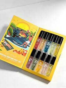 10支/套巴西系列喷雾礼盒装，10款独特设计，限量版室内外香氛空气清新剂，多层设计，提升幸福感，持久自然清新香气，必备魅力单品 - 多種 - 查看 1