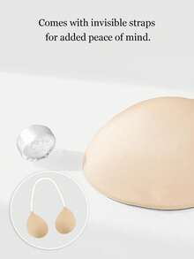 Backless, Strapless, Invisible, Non-Slip, Non-Marking Breathable Bust Lift Tape - Apricot - View 4