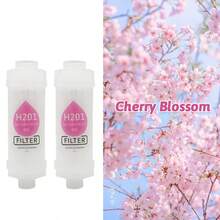 2 件装香味淋浴滤水器，适用于浴室、水龙头、马桶、洗衣机，薰衣草、樱花、茉莉、玫瑰、柠檬、桂花、桃子、草莓、松树香味 - 彩色 - 查看 16