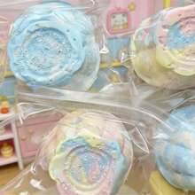 Realistic Dual-Tone Cream Jumbo Pudding Squeeze Toy, Slow Rebound, High Aesthetic, Creative Food Toy, Stress Relief - Multicolor - View 2