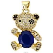 1件铜质时尚创意兔子、大象、蘑菇吊坠，多功能高端DIY手链、项链、耳环饰品配件 - 彩色 - 查看 15