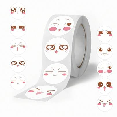 Bộ 500 miếng dán hình hoạt hình dễ thương, dùng trong nghệ thuật và thủ công, thích hợp để trang trí văn phòng phẩm, cốc, vali, tủ lạnh, ván trượt, đàn guitar.