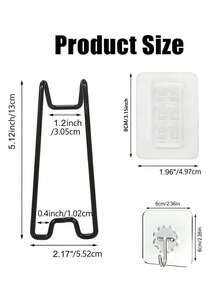1pc Heavy-Duty Metal Photo Display Holder With Safety Clips, Fashionable Appearance, Suitable For Home Decor, Office And Events - Durable And Multipurpose Photo Frame Alternative, Elegant Design | Sturdy Clip Structure - Multicolor - View 9
