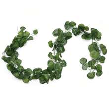 3/6/12pcs Artificial Ivy Hanging Vines, Green Leaf Garland, Greenery Vines For Home, Wedding, Bathroom, Garden Decor - Vine - View 21