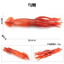 1/26比例 2026新款海洋生物模型，大白鲨/巨齿鲨/蓝鲸逼真静态实体减压模型，学生科学教育玩具，男孩/模型爱好者惊喜生日礼物，史前巨齿鲨收藏级桌面展示品 - 彩色 - 查看 9