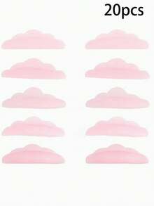 10/20pcs Eyelash Extension Supplies - Silicone Lash Pads, Dumpling Shaped Design, Soft & Durable, Natural Curve, Easy To Use, Various Lengths To Meet Different Curling Needs, Reusable Silicone Material - Multicolor - View 12