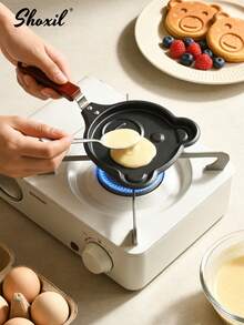 shoxil 1pc Non-Stick Pan, Frying Pan, Toast Pan, 4/5 Inch Animal Shaped Frying Pan, Suitable For Kitchen, Home, Breakfast - View 7