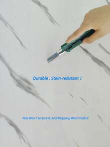 1 Roll Marble Pattern Self-Adhesive Flooring In Floor Stickers,Peel And Stick Wallpapers/Floor Tiles Stickers.Thickened PVC Floor Stickers/Wall Papers,Room Decor Aesthetic Flooring&Wall Art Wall Stickers. Non-Slip,Waterproof,Wear Resistant. Western Vintage Decor Home Decor Stickers For Kitchen,Bathroom,Living Room,Bedroom,Office,Room,Wall,House Decor.Room Decoration Roll-60*300cm/23.6*118in - 60*300cm - View 11