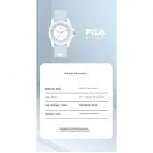 FILA 38-6653 马卡龙色硅胶石英表，39毫米大表盘，30米防水，学生情侣运动腕表 - 均碼 - 查看 5