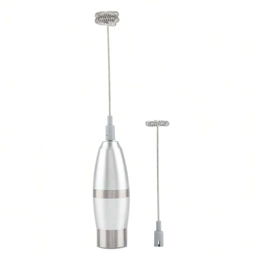 Handheld Electric Milk Frother - Stainless Steel Foam Maker With Spring Whisks For Coffee & Latte,Coffee Service Coffee Accessories - View 1