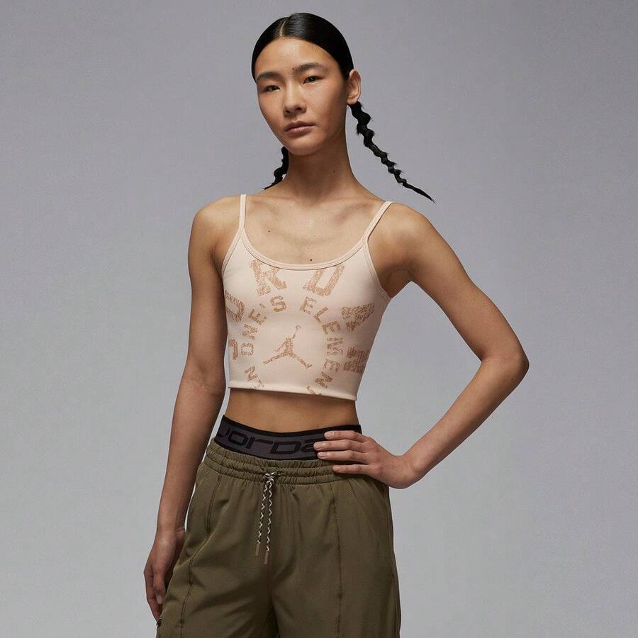 Jordan Women's AS W J SPT TANK TOP DD Casual Versatile Daily Wear Camisole HV8733-140 - White - View 1