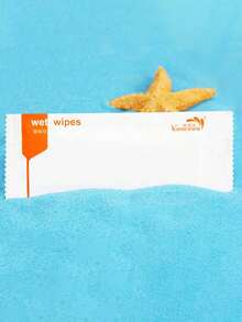 10/50/100 piezas de toallitas húmedas personalizadas, empaquetadas individualmente - Estilos aleatorios - Ver 8