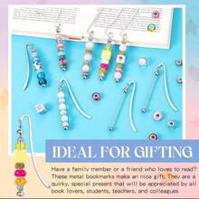 3/6/8/10/12/24pcs Beaded Bookmarks - DIY Bookmarks Metal Bookmarks, Exquisite Beaded Bookmark Tassels, Suitable As Gifts For Book Lovers, Students, Teachers, Friends And Family - Beaded Bookmark - View 4
