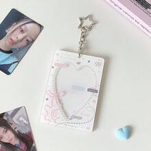 INS-stil 3-tums hjärtformad ihålig korthållare, koreansk studentkorthållare för direktkamera, skolstart - Flerfärgad - Visa 16