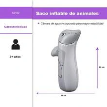 Inflatable Box Bag Punching Bag For Children - Grey - View 2