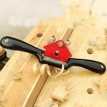 1 pieza Cepillo de carpintería ajustable - Herramienta de mano compacta para alisar y recortar, cuchillas afiladas y duraderas con agarre ergonómico (Mejoras de muebles DIY, decoración del hogar y proyectos de artesanía) - Cepilladora de madera de doble alambre de 9 pulgadas - Ver 6