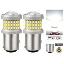 TOAUTO 2 bóng đèn LED ô tô 20W 3000LM Canbus 144SMD BA15S BAU15S BAY15D 3156 3157 7440 7443 dùng cho đèn xi nhan trước sau, đèn phanh, điện áp 12V, màu trắng, đỏ, vàng. - A - Xem 16