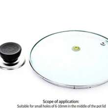 5pcs Universal Pot Lid Knob, Heat Resistant Handle Replacement, Stainless Steel Knob Cover For Cookware, Kitchen Pot Pan Lid Replacement Knob With Screw - Multicolor - View 6