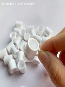 10pcs/25pcs Premium Mini White Coffee Cup Decorative Ornaments, Mini Toys, Resin Material, Perfect For DIY Keychains, Hair Accessories, Dollhouse Decor And Jewelry Making Supplies, Ideal Gift For Parties, Birthdays And Back To School Season. - View 6