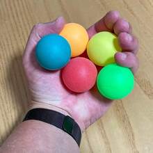 40mm Pelotas de tenis de mesa de plástico de colores, adecuadas para juegos, fiestas, manualidades DIY y juguetes para mascotas - Multicolor - Ver 2