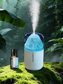 2-In-1 Volcano Shaped Car Humidifier And Aroma Diffuser With LED Light, 180ml USB Powered (Auto Shut Off), Portable Air Humidifier, Quiet Mist Aroma Diffuser, Multiple Fragrance Options, Suitable For All Car Models - A - 查看 6