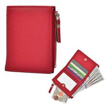 New Fashion Short Wallet, Large Capacity Men's Japanese Style PU Wallet With Zipper Coin Pocket & Card Slots - Multicolor - View 9