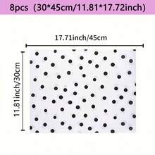 Bộ 4/6/8 tấm lót tủ lạnh đa năng chống bụi, chống ẩm, chống thấm nước, chống trượt, chống dầu mỡ, tấm bảo vệ dày dặn đa năng, tấm lót chống ẩm cho tủ lạnh | Chống bụi, chống thấm nước và chống trượt, vật dụng thiết yếu cho ngôi nhà gọn gàng - Các chấm màu sắc, chấm đen và các mảng màu. - Xem 15