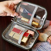 便携式化妆包，分格化妆品收纳袋，旅行洗漱包 - 彩色 - 查看 1