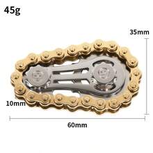 1pc 2026 Colorful Gear - Finger Chain Gyro Toy - Anxiety Relief Stress Reducer Gear Mechanism - New Bestseller - Birthday Gift - Perfect Gift - Multicolor - View 7