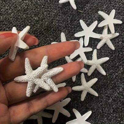 1.18-Inch Resin Starfish Decor, Holiday Party Decoration, Ocean Theme Home Decor, DIY Craft, Suitable For Decorating Bags, Frames And Fish Tanks