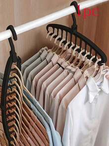 1 chiếc móc treo quần áo đa năng xoay 360° tiết kiệm không gian, có lỗ thoáng khí, thích hợp cho gia đình, ký túc xá và du lịch - Móc treo quần áo gấp gọn dùng cho quần tây, áo sơ mi và váy; cũng thích hợp cho đầm, quần, giày dép, quần jean, bốt, chân váy, áo phông trắng nữ; Trang trí phòng, trang trí nhà cửa, trang trí phòng ngủ, giá đựng đồ, hộp đựng đồ, sắp xếp nhà cửa. - Màu be - Xem 14