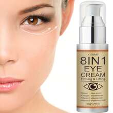 Xioimy 8合1眼霜50克，高效保湿，提亮肤色，为眼周肌肤注入水分和活力，适合所有肤质。 - 白色 - 查看 8
