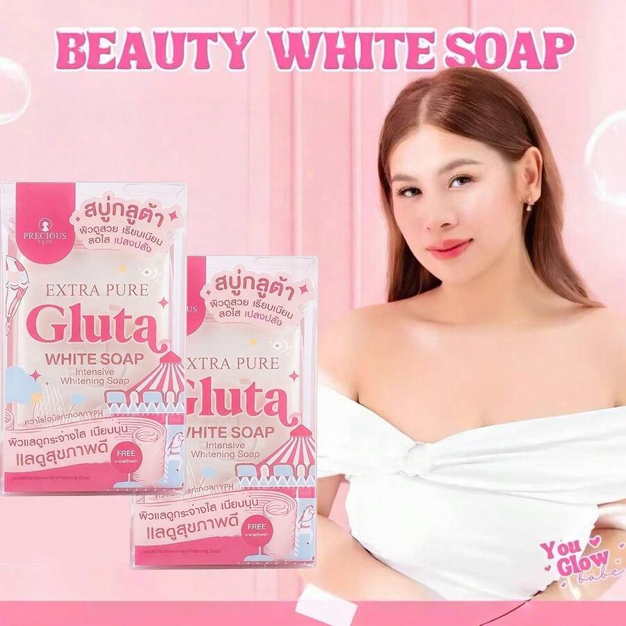 1件 Xa Gluta 泰国美白提亮精华液、香皂、胶原蛋白霜、曲酸 80克 - Gluta RICE - 查看 1