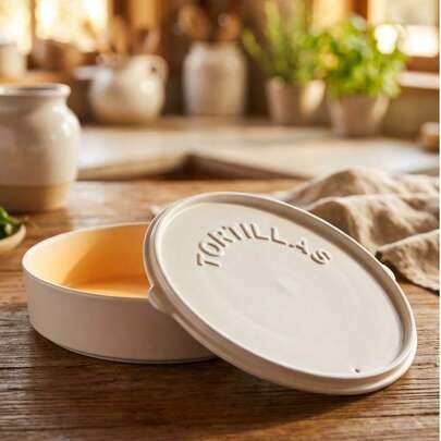 Tortillero Térmico para Tortillas – Contenedor Conservador de Calor para Tortillas, Pan o Alimentos, Recipiente Práctico de Cocina para Mantener la Temperatura