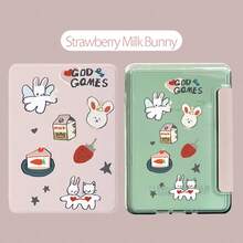 Kindle Case With High - Transparency Acrylic And Double - Sided Patterns, Fits Kindle 11th, Kindle Paperwhite 1/2/3/4/5/6, Pink Flower Design - Pink - View 7